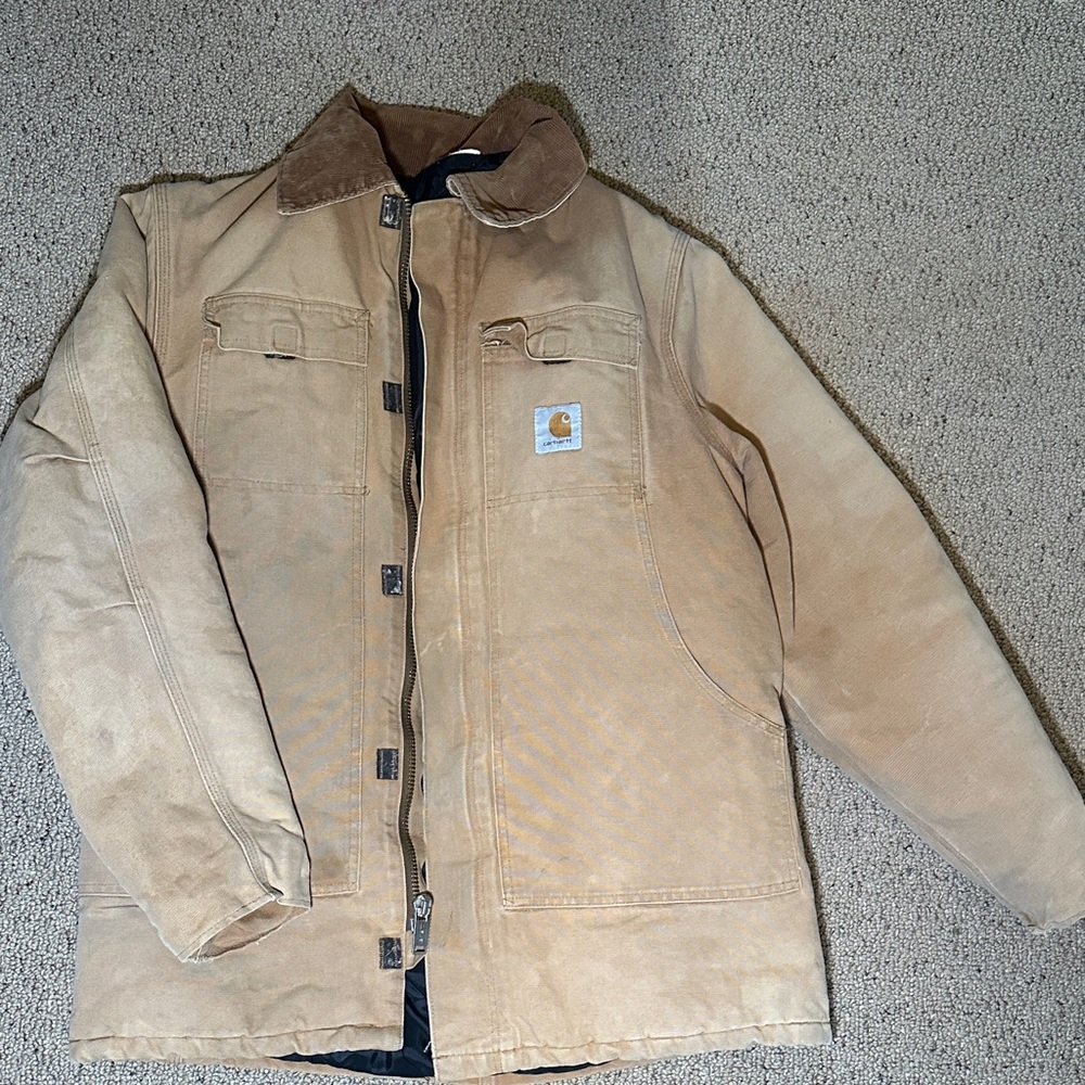 Carhartt Brown Canvas Work Jacket